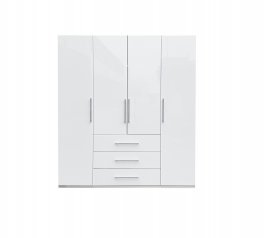 Шкаф 4дв 3шх Миромарк Магнум 4 дверный белый 196 см