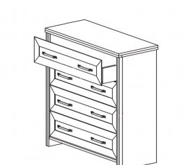 Комод KOM 4S Верне