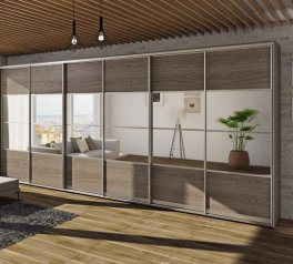 Шафа-купе 5,4м Модель-8 шестидверна