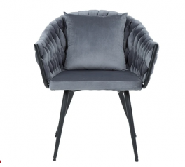 Стілець Nuvo Velvet сірий