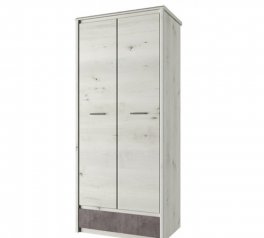 Шкаф 2d1s Mebelbos Nonell 2 дверный ольха полярная 91 см