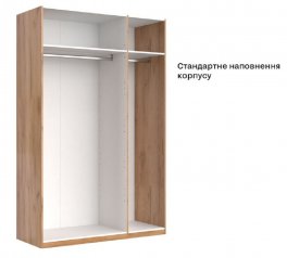 Шкаф-купе Миромарк Рамона 2 дверный дуб крафт 150 см