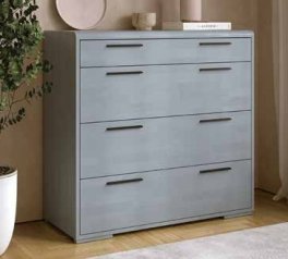 Комод дерев'янний DrevKO Нордон з 4 висувними шухлядами Емаль