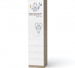 Пенал закритий з ящиками 4 шт 