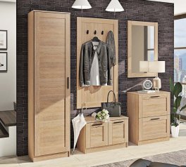 Модульний передпокій Комфорт Меблі ВТ-4076 Престиж Дуб натуральний