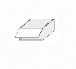 Секція верхня антресоль газ ліфт 80ВА/360 1дв Глорі