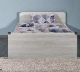 Ліжко ВМК-Україна JLOZ Монтана Каньйон ДСП біле без вкладу