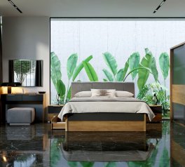 Модульная спальня Ramona/Рамона Миромарк Дуб крафт/Мат лава