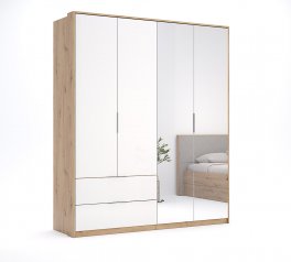 Шкаф4дв 2шх Миромарк Реймонд 4 дверный дуб артизан 183 см