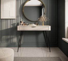 Стол туалетный 1S/100 Беж/Черные ножки Lante