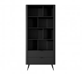 Стеллаж 2S Черный/Черные ножки Lante