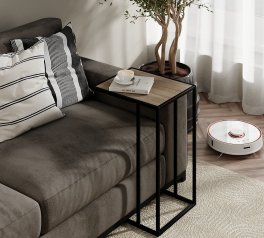 Придиванний стіл-трансформер Fiji Double Дуб вінтаж оксид/Чорний