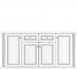 Комод 4D2S Вайт