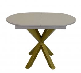 Стіл овальний розкладний MebliRoMax Aston Slide / Астон Слайд 130 см