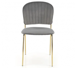 Стул K-499 серый/золотой