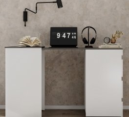 Комод-трансформер Molli Белый бриллиант/Графит