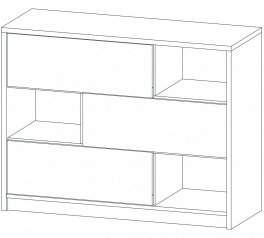 Комод 1100 3Ш Айго