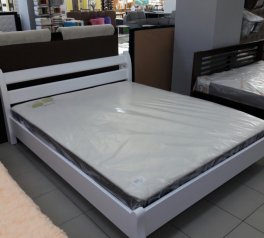 Ліжко дерев'яне ArborDrev Венеція Сосна / Бук Білий