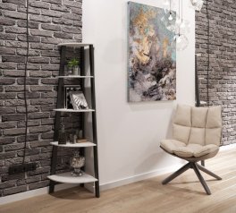 Стеллаж угловой 5 полок Призма