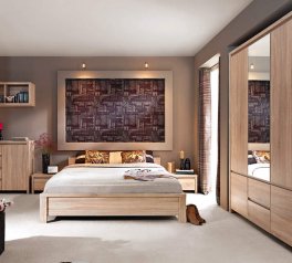 Модульная спальня Kaspian/Каспиан BRW Poland Дуб сонома