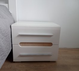 Тумба прикроватная Бьянко Белый 