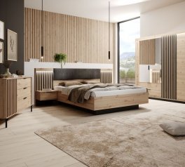 Модульная спальня Tally/Талли Perfect Home Дуб артизан/Антрацит