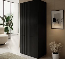 Шкаф 90 2D Cama Pafos 2 дверный черный 90 см