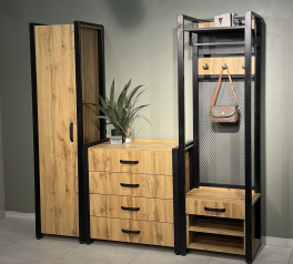 Передпокій LOFT комплектація 02 MebliRoMax