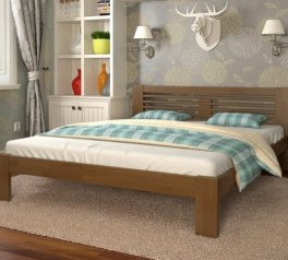 Кровать деревянная ArborDrev Шопен Сосна / Бук