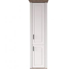 Пенал REG2D Канді Білий альпійський / Дуб стірлінг / Білий матовий