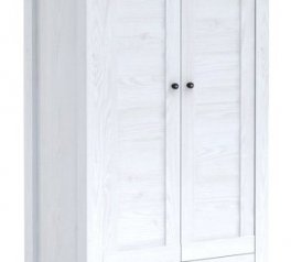 Шкаф платяной 2D2S ВМК Украина Амстердам 2 дверный белый