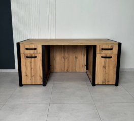 Стіл LOFT Дуб Сонома / Чорний мат MebliRoMax