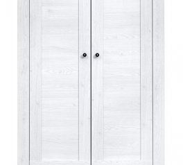 Шкаф платяной 2D2S ВМК Украина Амстердам 2 дверный белый