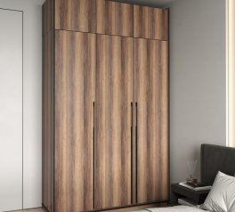 Шкаф Морели R-0015 Рамо 3 дверный дуб кверкус с полками 150 см