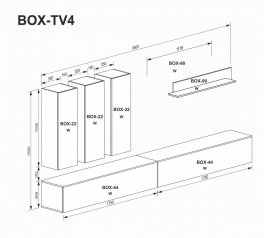 Вітальня Бокс TV-4