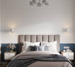 Кровать двуспальная мягкая Woodsoft Marsel / Марсель