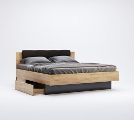 Ліжко з ящиками для білизни без каркаса 180х200 Луна