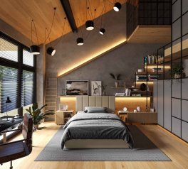 Ліжко м'яке двоспальне Віоріна Деко Лайн з підйомним механізмом та нішею для білизни