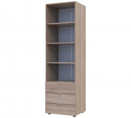 Пенал для одежды Дорос Гелар дуб сонома 3Ш 60 см