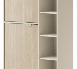 Стеллаж беж песочный/пихта сканди Forest RG80