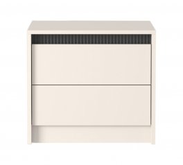 Тумба приліжкова KOM2S Монако Кашемір / Елегантний сірий софттач