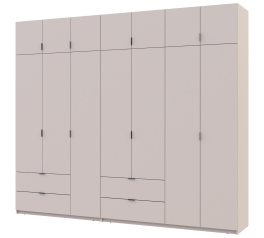 Шкаф для одежды Дорос Лукас кашемир 7 дверный 280 см
