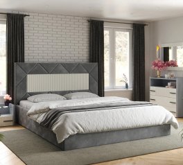 Ліжко м'яке двоспальне Arbordrev Модерн 