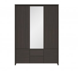 Шкаф SZF5D2S BRW Poland Kaspian 3 дверный венге 154 см
