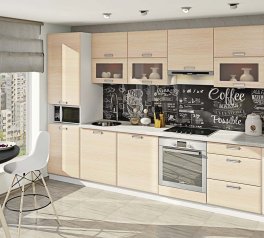 Кухня Хай-тек з текстурою комплект