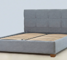 Ліжко двоспальне м'яке Мія з підйомним механізмом та нішею для білизни