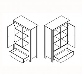 Тумба KOM1D2S Каріна