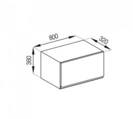 Антресоль А 80 (320) Тина