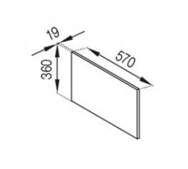 Антресоль А панель (570) Тина