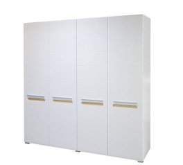 Шкаф 4ДСвіт Меблів Бьянко Белый 4 дверный белый глянец 200 см